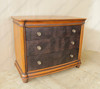 Embossed Genuine Leather w/ Croc Pattern Nightstand Bedside Table