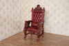 Genuine Leather Church Bishop's Throne Chair