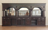 16ft Dark Mahogany Brunswick Saloon Pub Bar