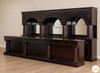 16ft Dark Mahogany Brunswick Saloon Pub Bar
