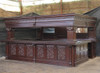 15ft Custom Mahogany Arched Canopy Pub Bar