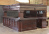 15ft Custom Mahogany Arched Canopy Pub Bar