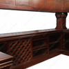 15ft Custom Mahogany Arched Canopy Pub Bar