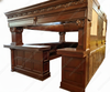 15ft Custom Mahogany Arched Canopy Pub Bar