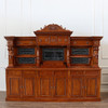 10.5ft Light Mahogany Lady Carved Saloon Bar