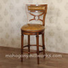 Mahogany Barbara Barstools Pair (2)