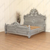 Light Grey Gothic Gargoyle Bed
