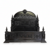 Black Gothic Heavily Ornate Bed w/ Customized Carvings