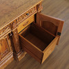 7ft Resolute Desk w/ Burl Wood Inlay Top