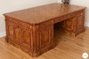 7ft Resolute Desk w/ Burl Wood Inlay Top