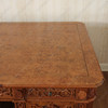 7ft Presidential Resolute Desk w/ Burl Inlay Wood Top