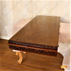 12ft Victorian Gothic Pedestal Dining or Conference Table w/ Marquetry Inlay