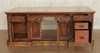 7ft Mahogany Resolute Desk w/ Mappa Burl Inlay Top (2 Tone)