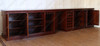 Custom 16ft Mahogany Complete Brunswick Saloon Bar Set w/ Brass Foot Rails