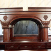 Custom 16ft Mahogany Complete Brunswick Saloon Bar Set w/ Brass Foot Rails