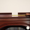 16ft Mahogany Brunswick Saloon Bar Set w/ Brass Foot Rails