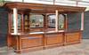 16.5ft Mahogany Complete Pub Bar Set w/ Canopy