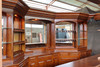 16.5ft Mahogany Complete Pub Bar Set w/ Canopy