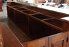 16.5ft Mahogany Complete Pub Bar Set w/ Canopy