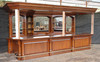 16.5ft Mahogany Complete Pub Bar Set w/ Canopy