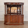 6.5ft Canopy Pub Bar w/ Barley Twist Columns