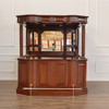 6.5ft Canopy Pub Bar w/ Barley Twist Columns