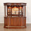 6.5ft Canopy Pub Bar w/ Barley Twist Columns
