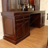 10ft Custom Mahogany Carved Victorian Gothic Pub Bar