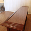9ft Custom Mahogany English Tavern Pub Bar w/ Granite Countertop