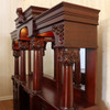 9ft Custom Mahogany English Tavern Pub Bar w/ Granite Countertop