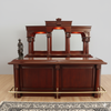 9ft Mahogany English Tavern Pub Bar w/ Granite Countertop