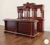 9ft English Pub Bar w/ Granite Countertop