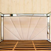 Oversized Alaska King Mirrored Four Poster Canopy Bed