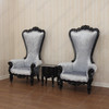 72"H Oversized Gothic Upholstered Chairs (2)