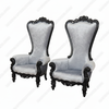 72"H Oversized Gothic Upholstered Chairs (2)