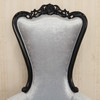 72"H Oversized Gothic Upholstered Chairs (2)