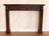Custom Mahogany Fireplace Mantle