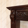 Custom Mahogany Fireplace Mantle