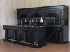 14ft Solid Mahogany Complete Brunswick Pub Bar Set
