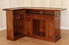 10ft Light Mahogany L-Shape Bar