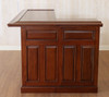 10ft Light Mahogany L-Shape Bar