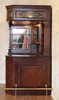 Custom Solid Mahogany Victorian Corner Canopy Tavern Pub Bar