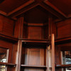 Custom Solid Mahogany Victorian Corner Canopy Tavern Pub Bar