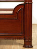 Mahogany Barley Twist Four Post Canopy Bed (E. King)