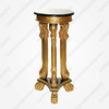 Custom Gold Leaf & Black Plantstand