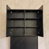 Custom Black Desk w/ Bookcase Set