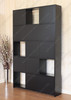Custom Black Desk w/ Bookcase Set