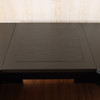 Custom Black Desk w/ Bookcase Set