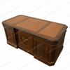 Custom Teak Executive Office Desk