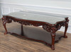 8ft Custom 'Tiger in the Bamboo Forest 3D Relief' Carved Dining Table